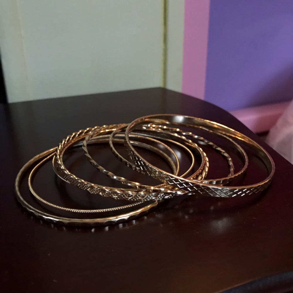 Gold Bangle Bracelets